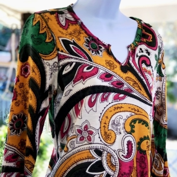 Lucky Brand Tops - ⚡️Final price⚡️Lucky Brand Paisley Knit Top